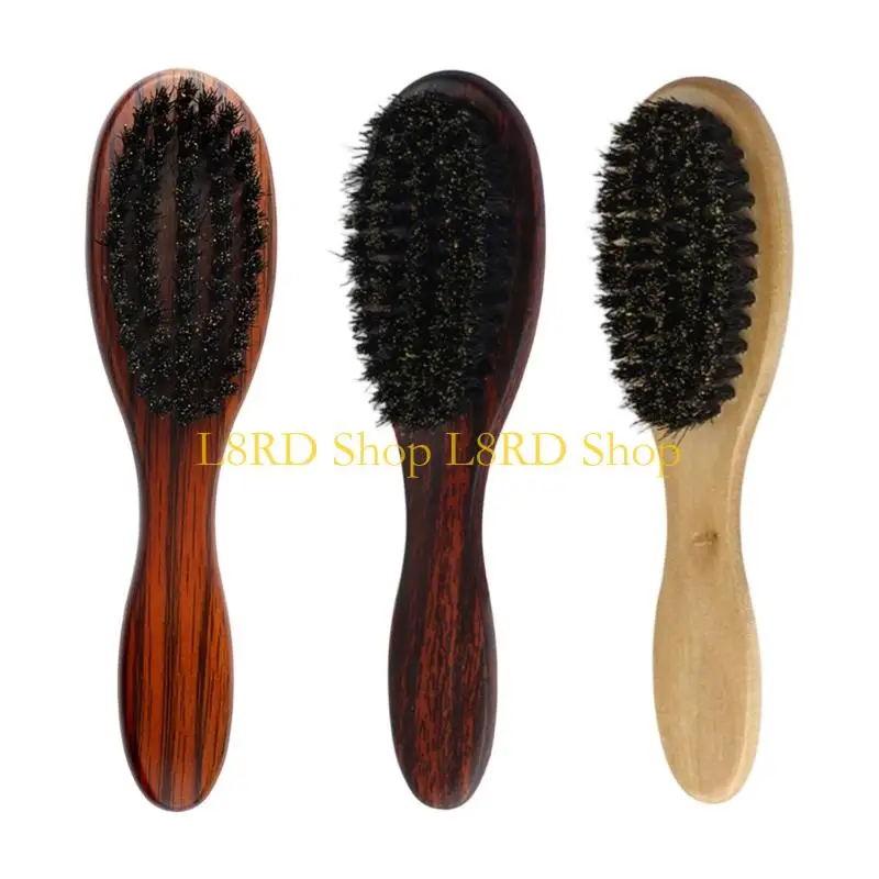 

L8RD Portable Natural Brush Creates Fuller Hair And Fight Frizz Travel Friendly