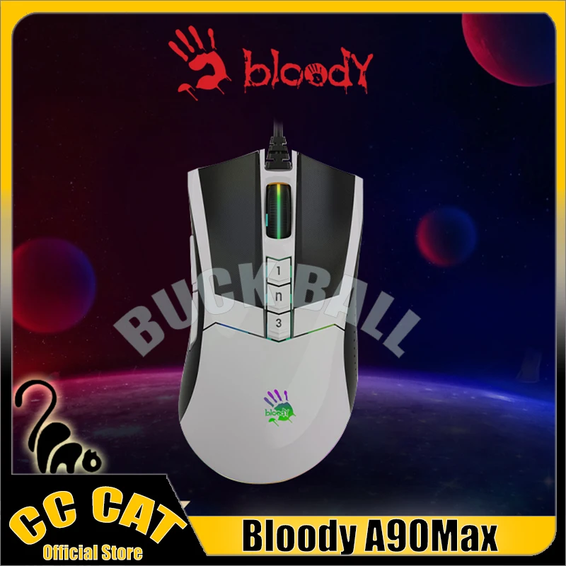 

Мышь Компьютерная кровавая A90 Max, 2000 Гц, IPS