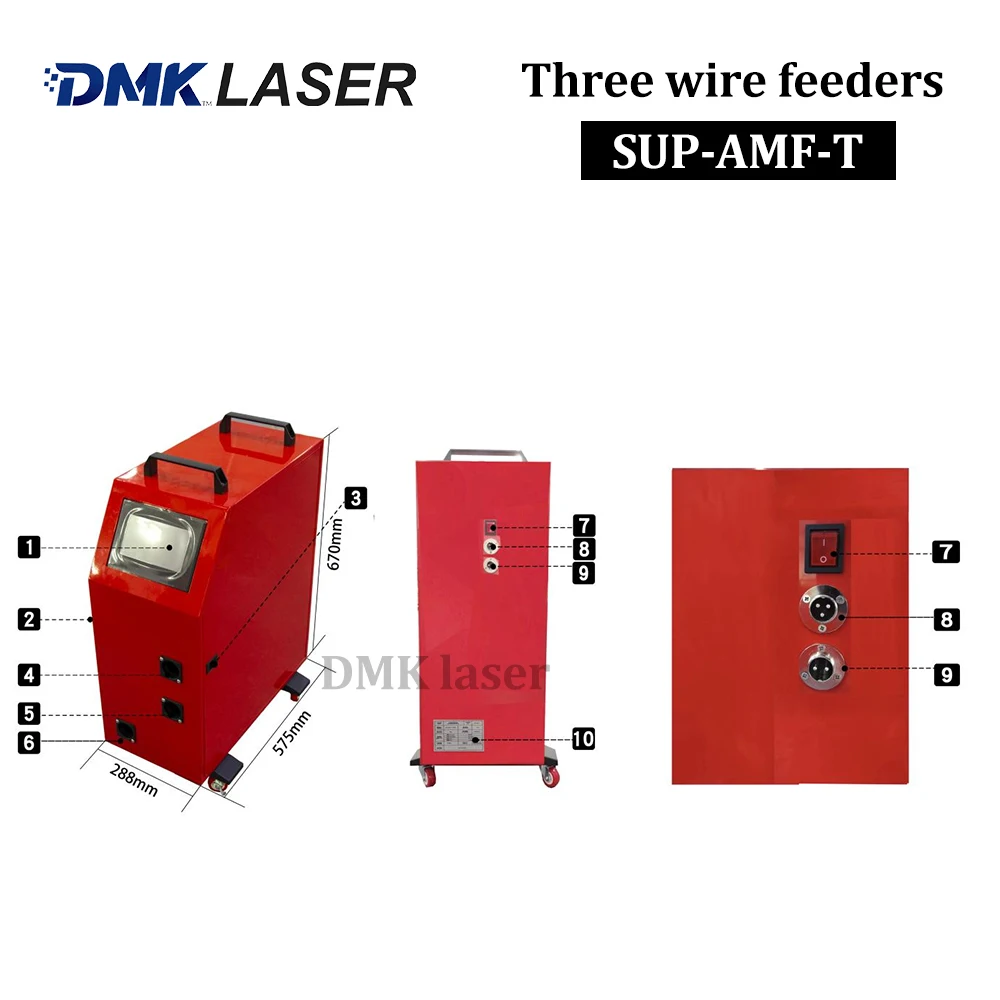 SUP three wire feeder multifunction welding for SUP welding head handheld laser welding machine