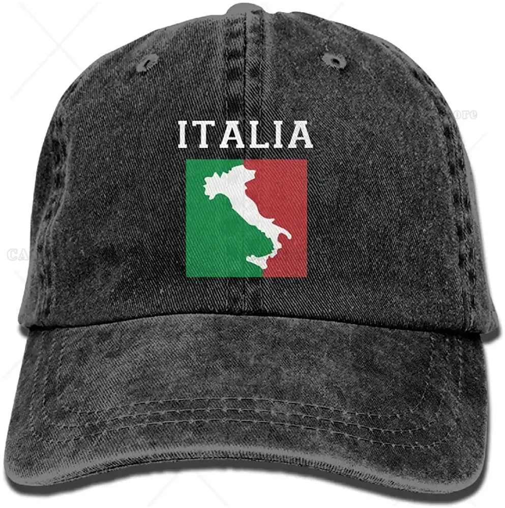 Italia Italy Italian Flag Cap Adjustable Cowboys Hats Baseball Cap for Men Women Snapback Caps Sun Hat Outdoor Hats