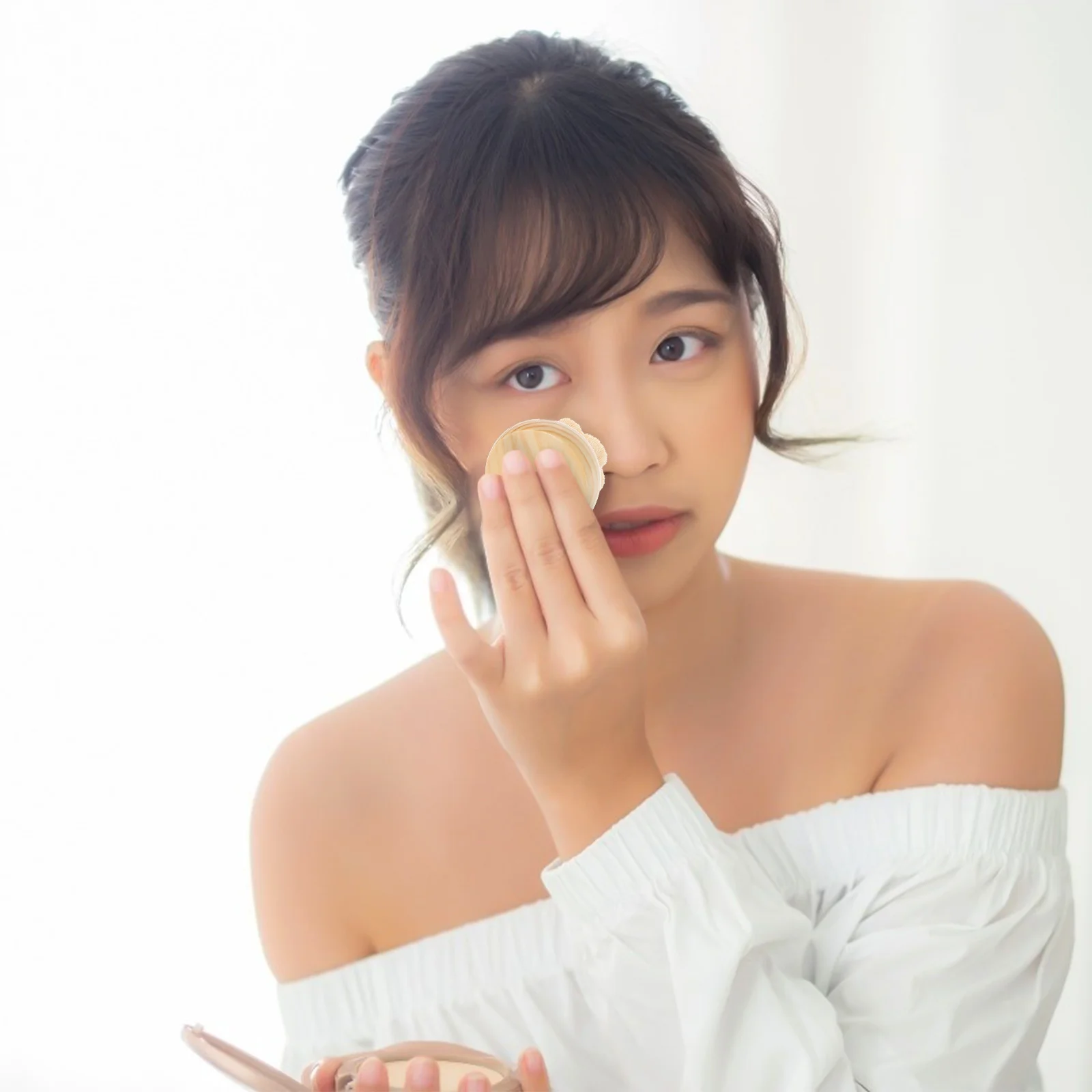 Gezichtsreinigingsborstel Zachte haren Diepe reiniging Exfoliërende tool voor gevoelige huid Vrouwen Reizen Soepele gezichtswas scrubber