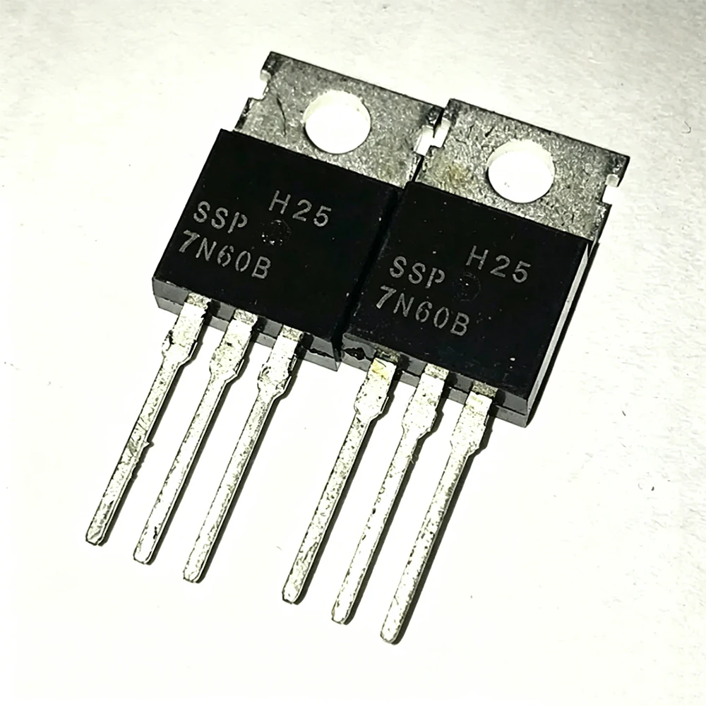 10pcs/lot SSP7N60B SSP7N60A 7N60B 7N60A 7N60 TO-220 In Stock