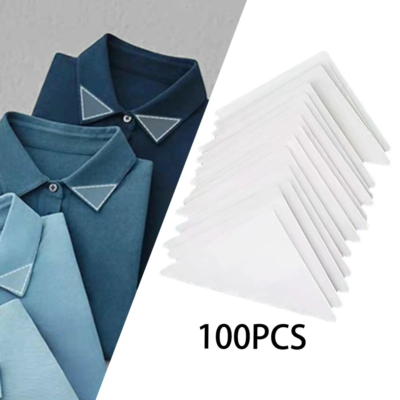 

Shirt Collar Stays Universal Triangular Invisible Collar Support Stickers Suit Accessories for Collared Shirts Men Dress