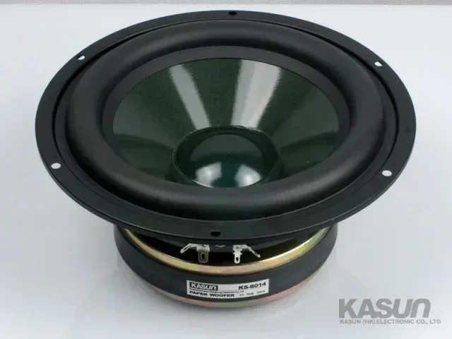 1 Pieces KASUN DL-890S/KS-8014 8\'\' Hi-Fi Home Audio DIY Subwoofer Speaker Driver Deep Bass Suspension 8ohm/300W Fs=28Hz OD=218mm