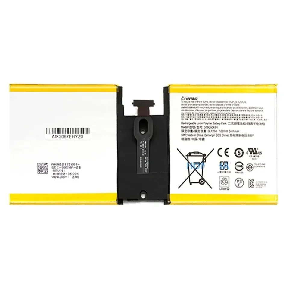 Voor Microsoft Surface Go 1824 4415Y - 3411 mAh langdurige mobiele telefoonbatterij