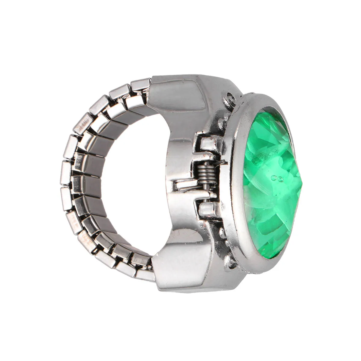 

Oval Finger Watch Fashion Ring Unisex Watch Shaped Mini Student Men Rings Stylish Practical Novelty Gift Small Exquisite Design