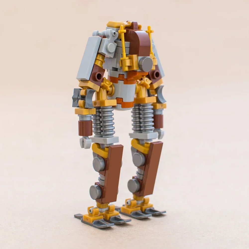 Moc Retro Mech Krijger Mechanica Stoomt Robot Model Bouwstenen Creativiteit Bakstenen Speelgoed Voor Kinderen Jongen Verjaardagscadeau