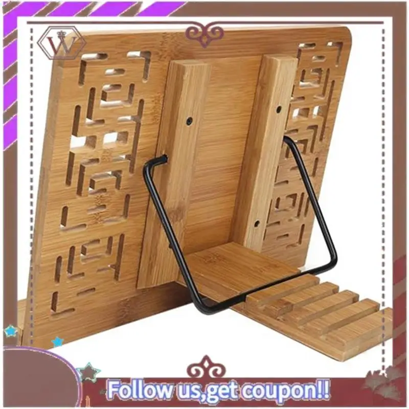 أحدث الكتب المدرسية للكمبيوتر اللوحي القابل للطي/حامل ملفات الموسيقى/خزانة الكتب المكتبية الأنيقة المجوفة الرجعية رف الكتب القراءة رف الكتب