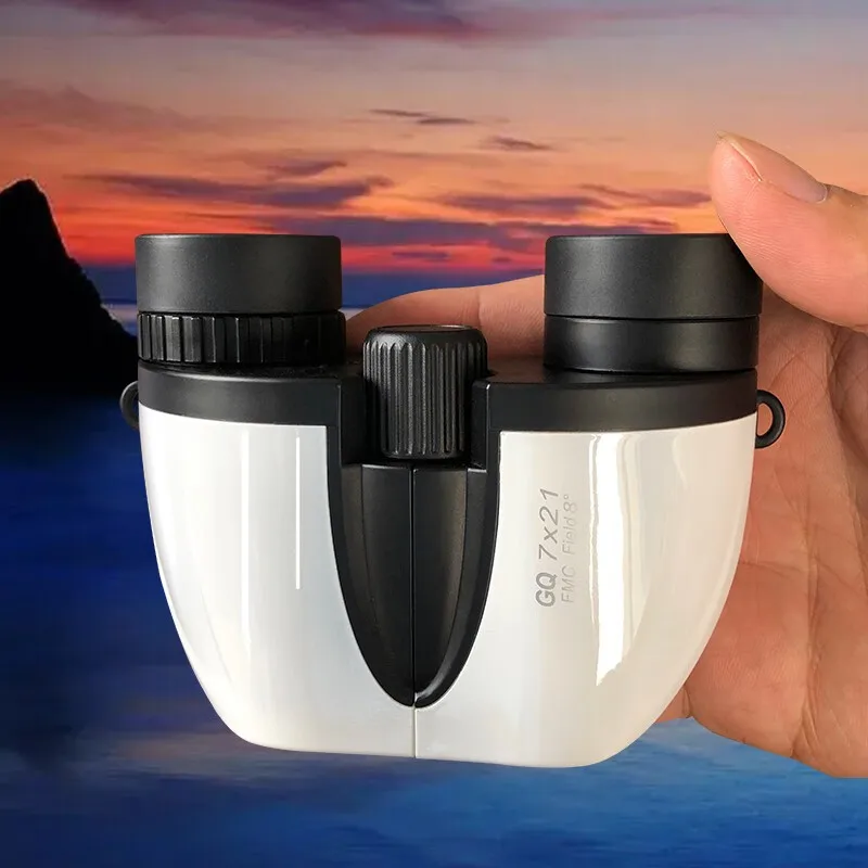 SAFARI UNI Viewing Dome GQ Portable 7X21 Binoculars HD for Concert Theater Travel Bird Watching Children Adult Christmas Gift