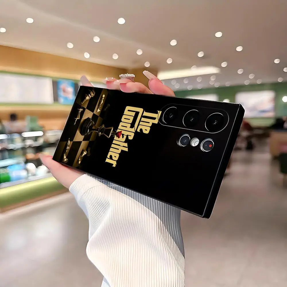 Hot Movie The God Father Phone Case For Samsung Galaxy S26 S25 S24 S23 S22 S21 Plus Ultra Fold A Soft Black