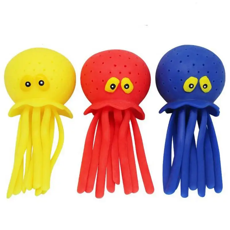 Sponge Absorbent Octopus Water Polo Swimming Bath Toys Squeeze Vent Playing Water Toys Summer Children Pool Toys Water Game Toys