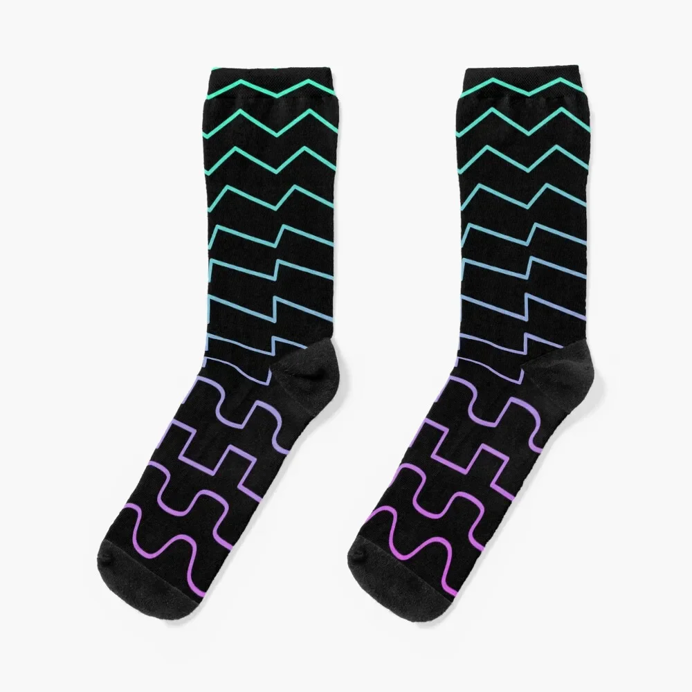 

Synthesizer Waveforms Socks short summer Toe sports men cotton high quality Socks Women's Men's