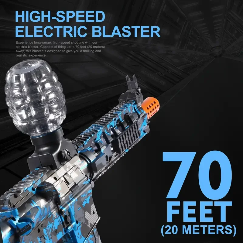 Blaster Electric, M4A1 Blaster, Splatter Ball Gun Full Auto For Summer Outdoor Shooting Game Gift(without bullet)