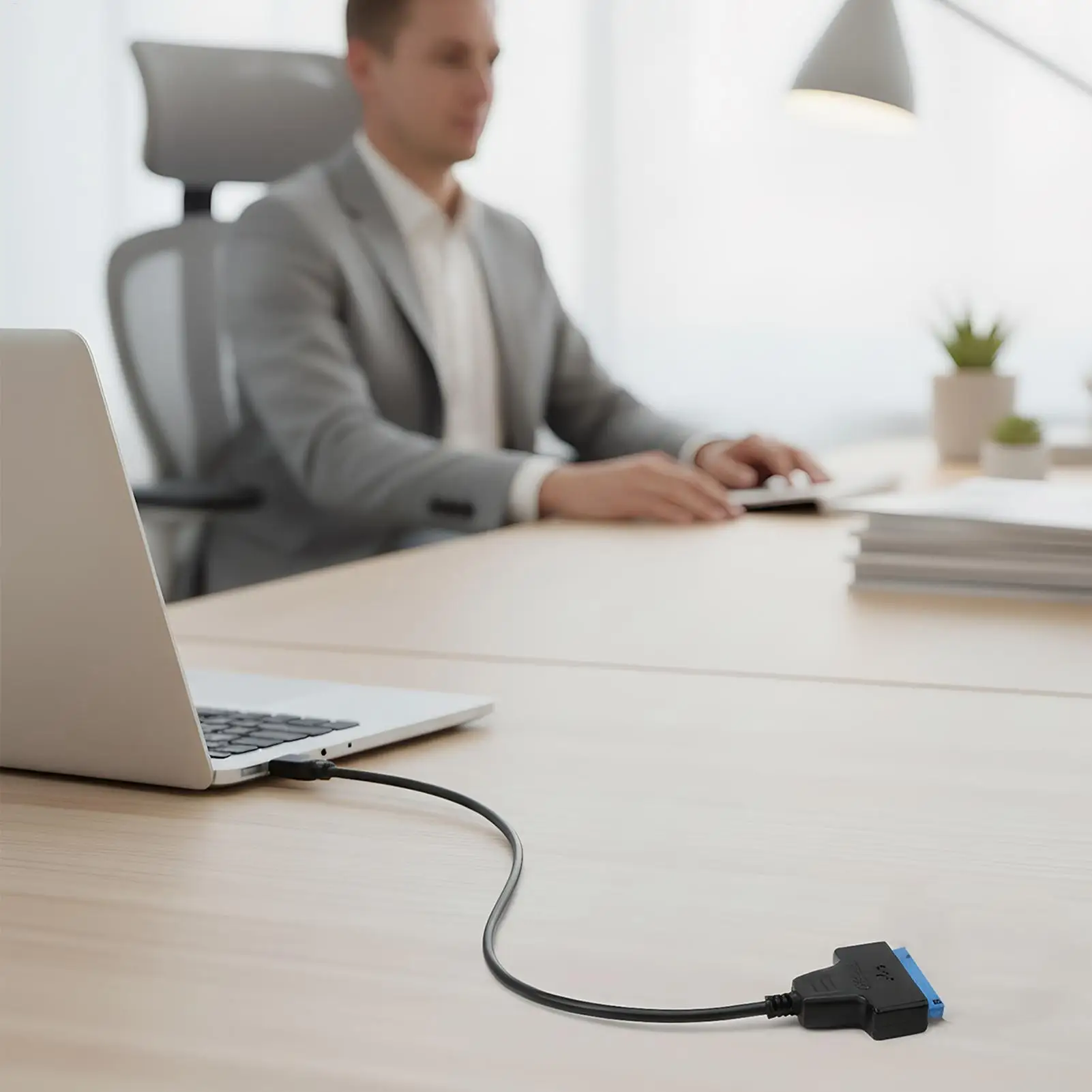 Hard Drive Adapter Cable High Speed Transfer Converter Cable External Hard Drive Connector for Data Backup Migration System