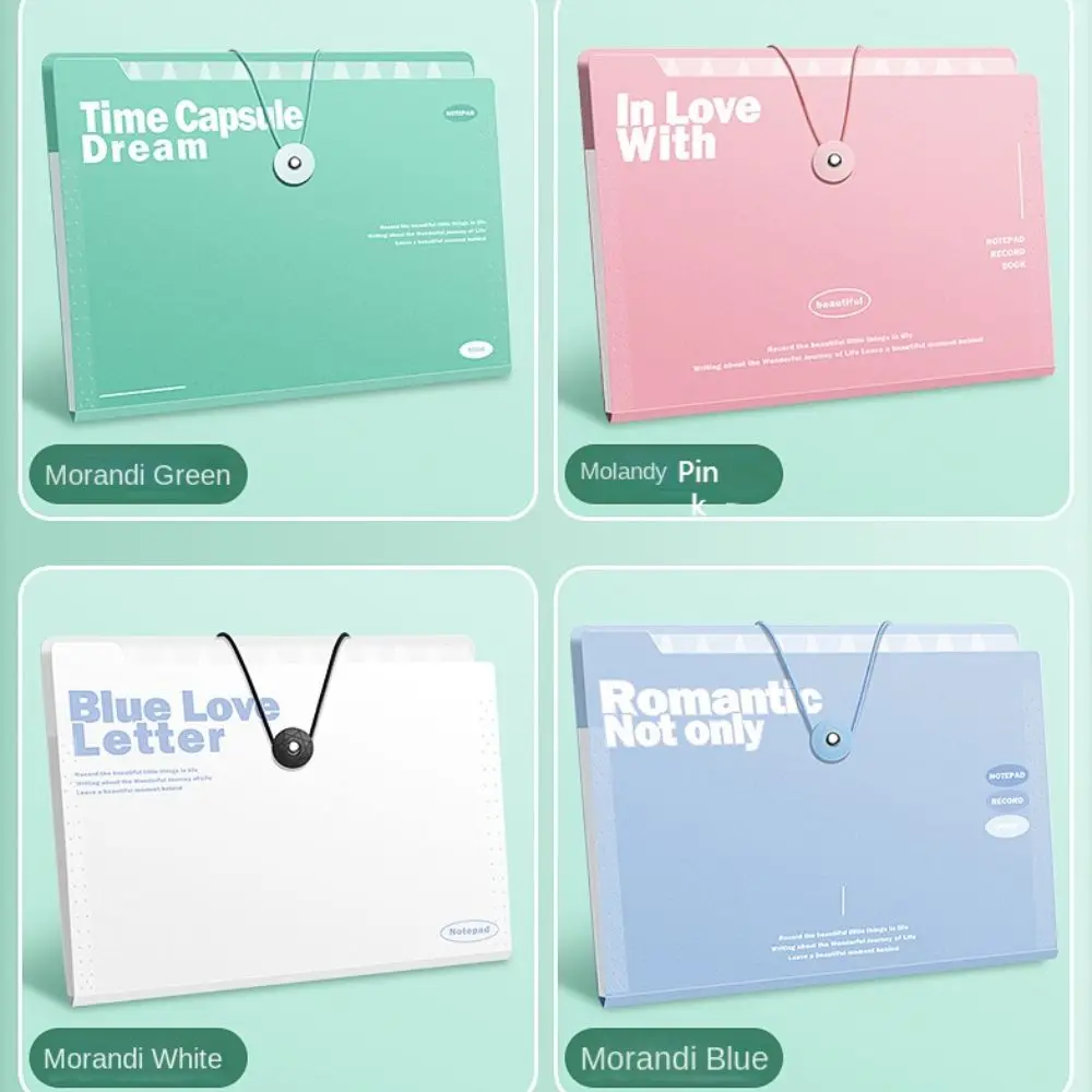 Vertical A4 Handheld File Bag High Appearance Bellows bag Student Homework Orginizer 5/8/12 Layers Simplicity