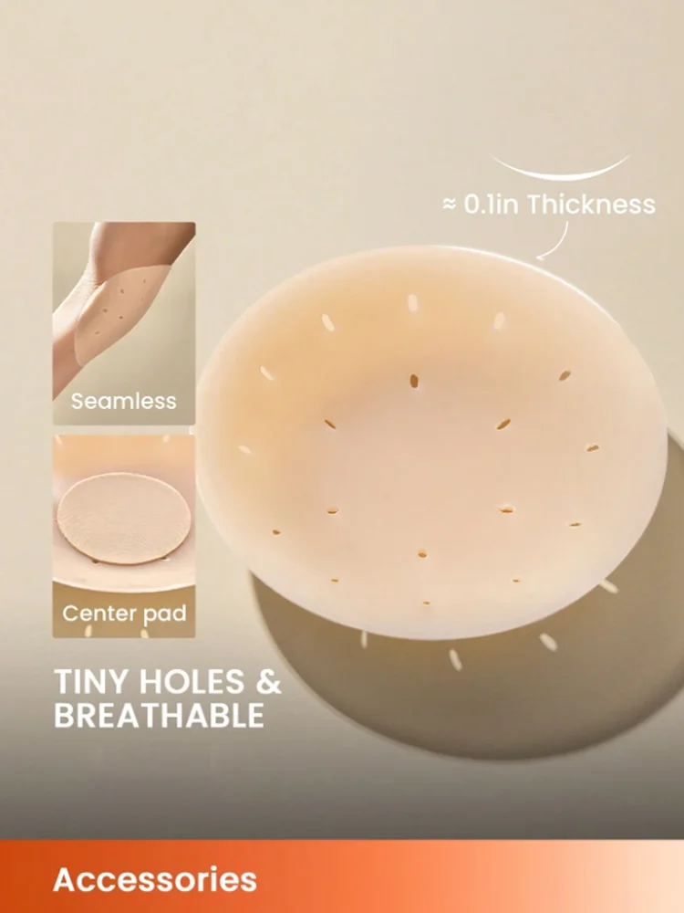 

Breathable Sticky Silicone Nipple Covers Wireless Bra Invisible Underwear Bikini Special Anti Exposure Pads Breathable Adhesive