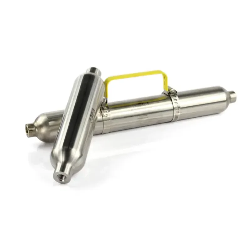 Type 1/8 in FNPT Single-ended and Double-ended 1800psig 150 ml Stainless Steel Mini Cylinder Sample Cylinder