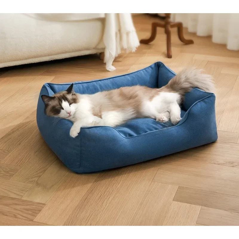 Cat nest four seasons universal semi-closed pet bed security sofa princess bed can be customized