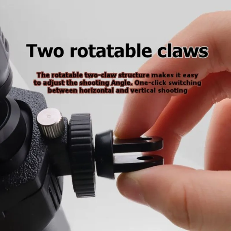 AU61-Mini Tripod Camera Mount Adapter For Insta360 Luna Ultra Featuring 1/4