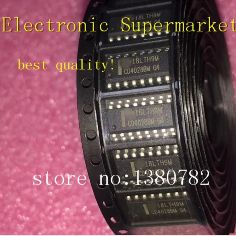 Free shipping 100pcs/lot CD4028BM CD4028 4028 SOP-16 IC Best quality