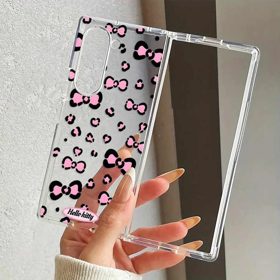 Transparent Soft Phone Cover Case for Samsung Galaxy Z Fold 8 Ultra Z Flip 6 5 4 3 Z Fold 7 6 5 4 3 ZFold8Ultra Sanrio Hello - view 5