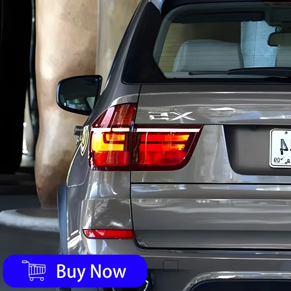 

Автомобильные лампы для BMW X5 E70 30i 35i 40i 2007-2013, автомобильные задние фонари в сборе, обновление светодиодов, высокая конфигурация, мигающий сигнал, аксессуары
