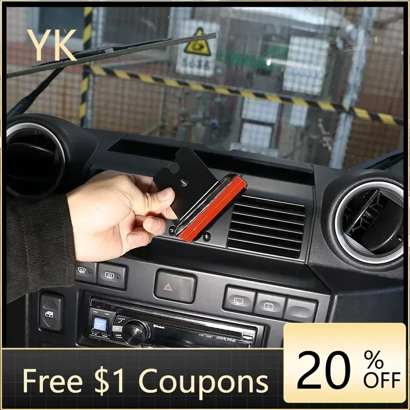 

For Land Rover Defender 90 110 130 2004-18 Car Mic Holder Mount Hand Held Microphone Radio Walkie Talkie Bracket Car Accessories