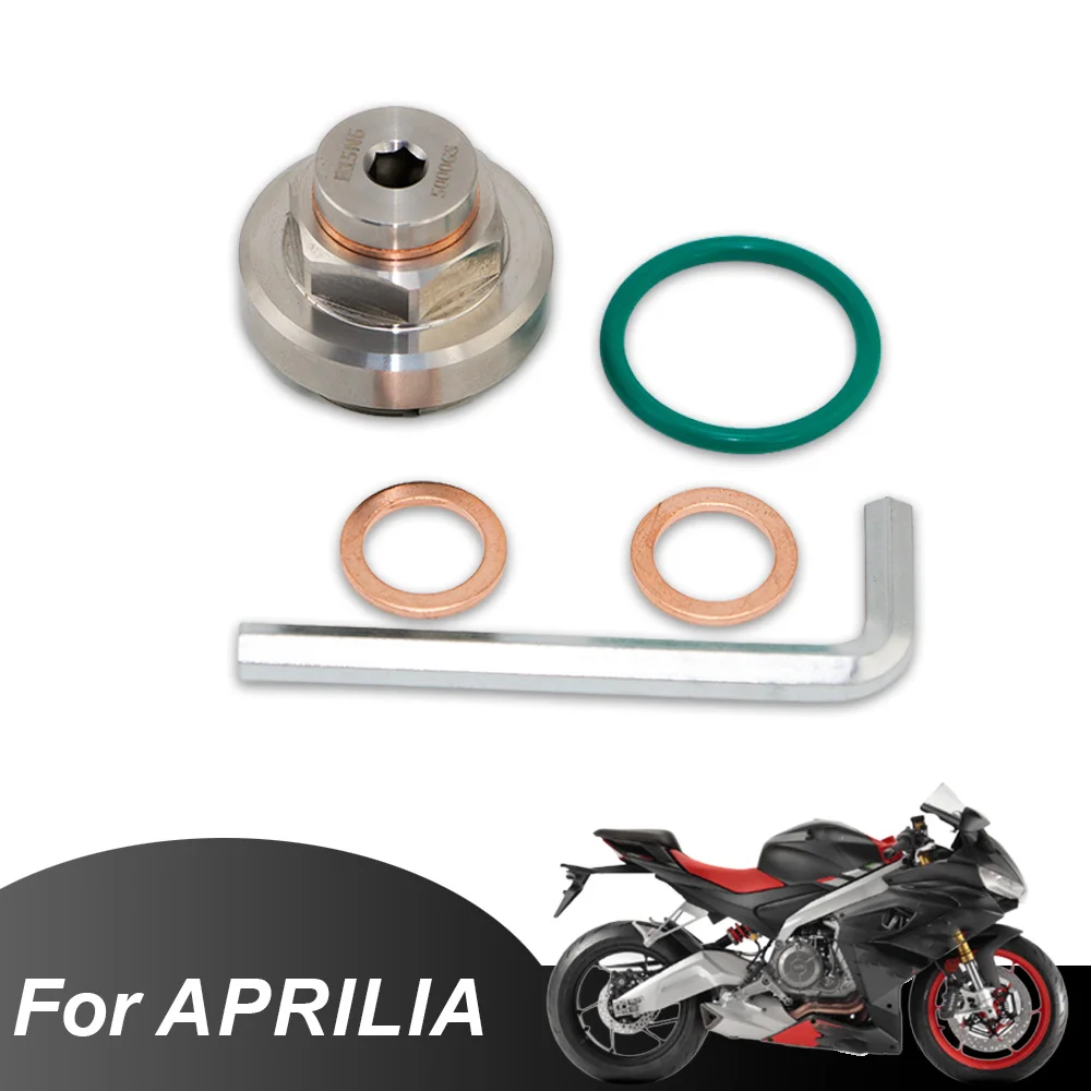 

Комплект для ремонта резьбы поддона картера M28.1 из нержавеющей стали с самонарезающей резьбой и уплотнительным кольцом для Aprilia GPR150/SRMAX250/300/SRGT200