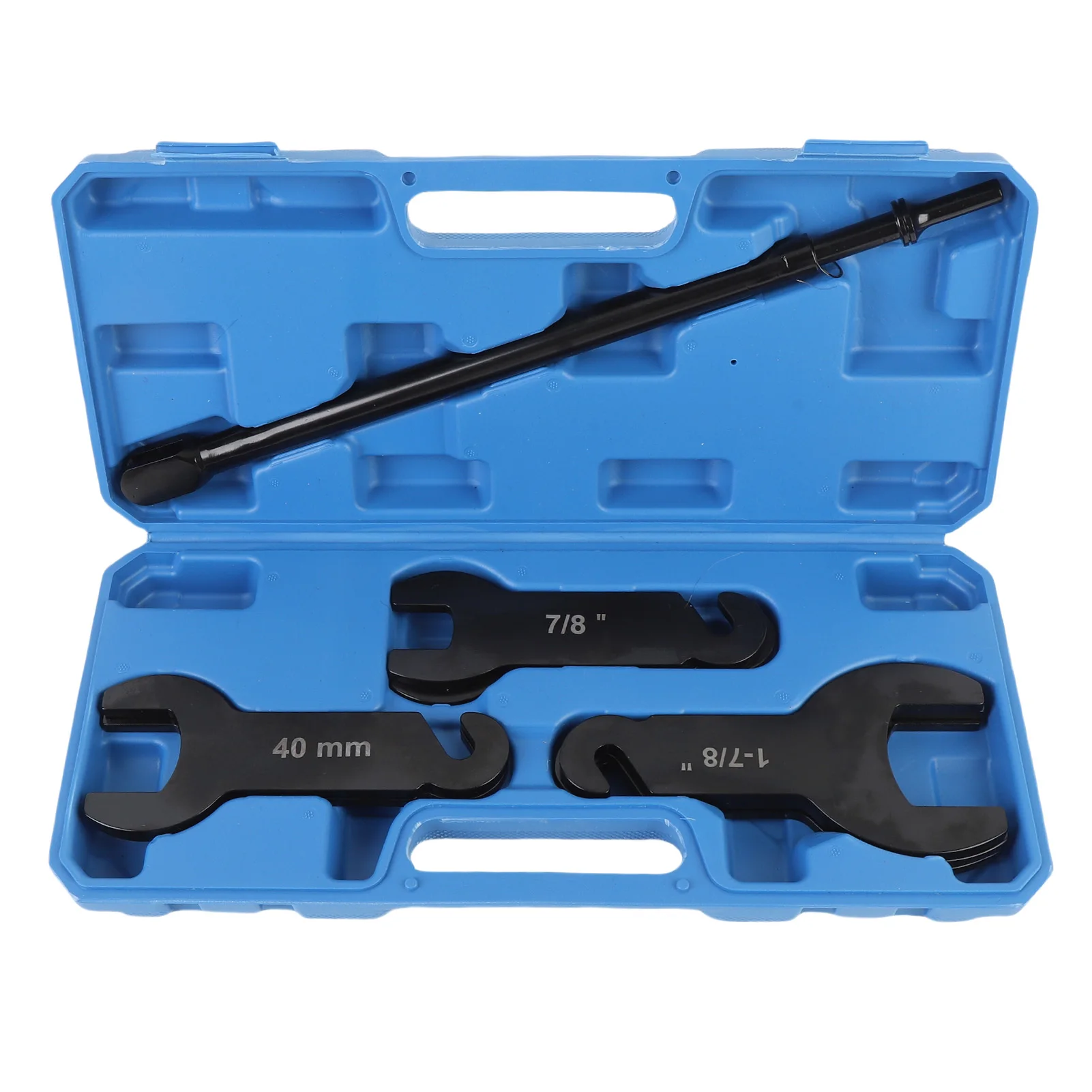 

8Pcs Car Pneumatic Fan Clutch Wrench Steel Fan Clutch Wrench Removal Installer Tool Kit with Blow Molded Box for SUVs Trucks