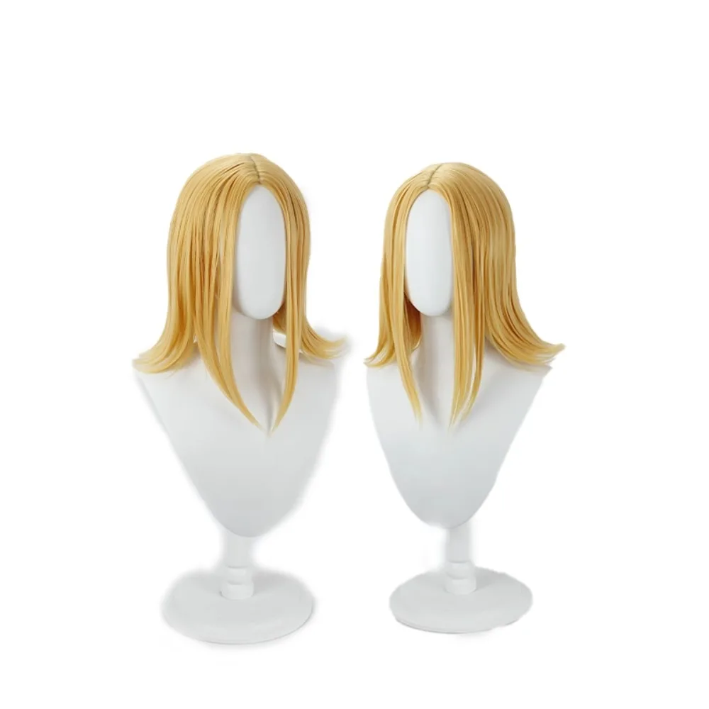 

Seven Deadly Sins Cosplay Wig Elaine Golden Anime Wig for Women and Men SDS Elaine Blonde Long Hair Costume Wig