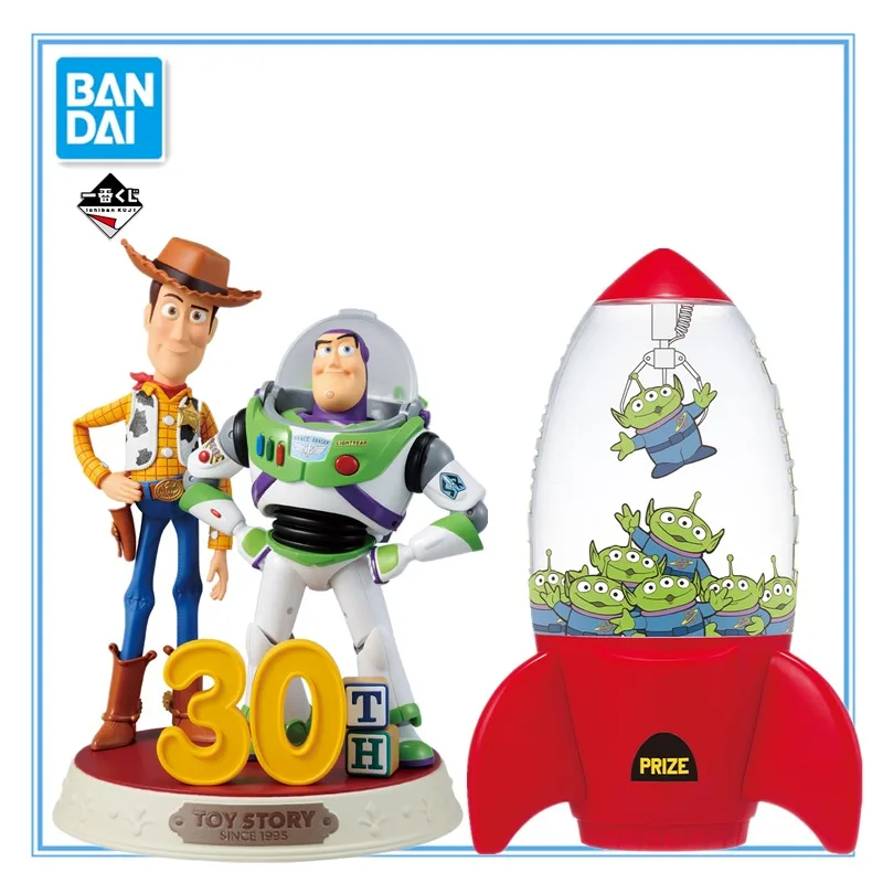 

In Stock Original BANDAI Ichiban Toy Story 30 YEARS BEYOND PVC 19cm Anime Character Model Collection Toys Gifts