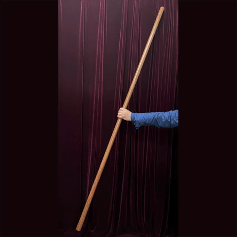 Appearing Stick - 2M (Wood Grain) Magic Tricks Wand Appearing From Empty Bag Mentalism Magia Magician Stage Illusions Gimmicks