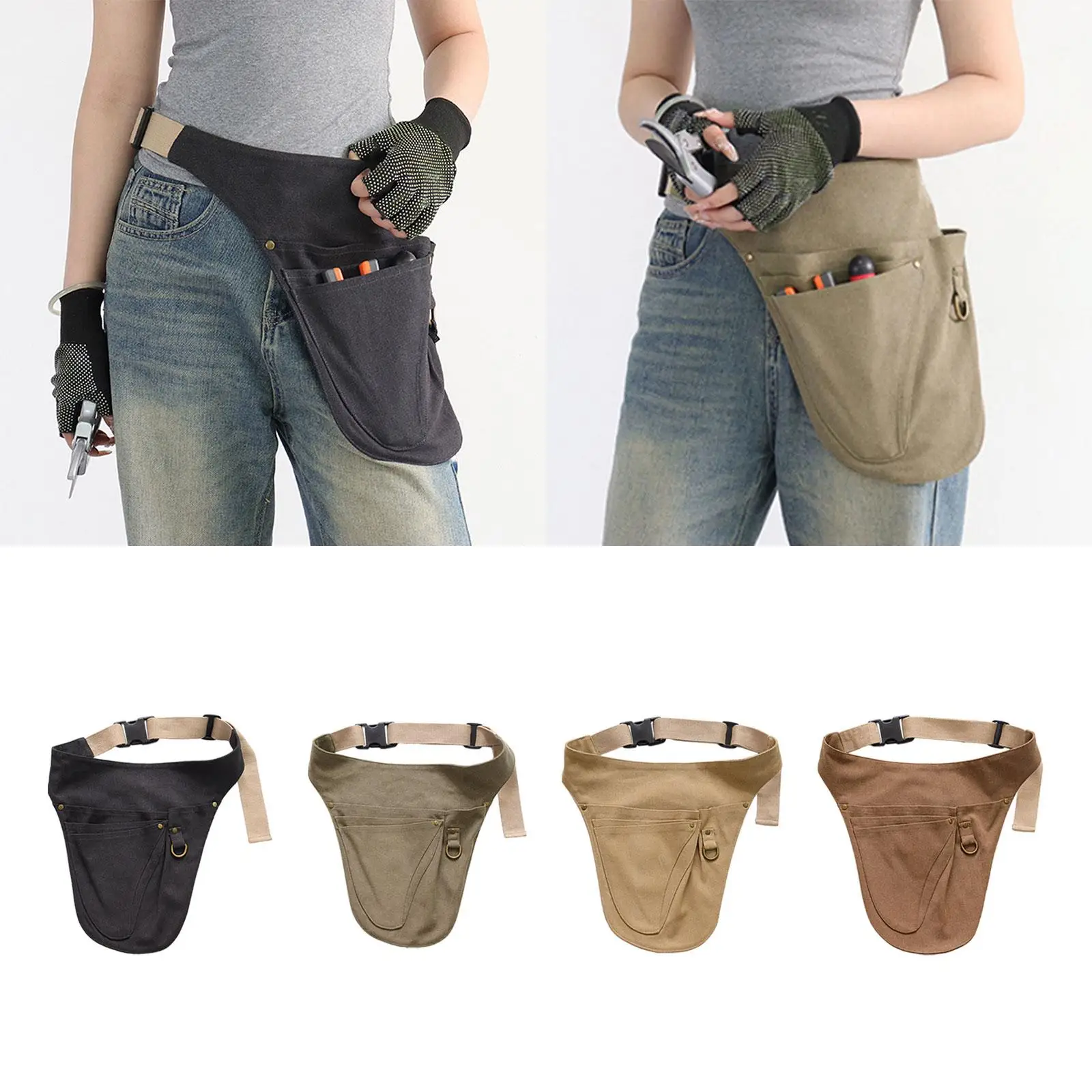 

Ремень для инструментов, регулируемый универсальный рабочий фартук, поясная сумка, органайзер для инструментов для мастерской, столяра, строительства, сантехника, электрика