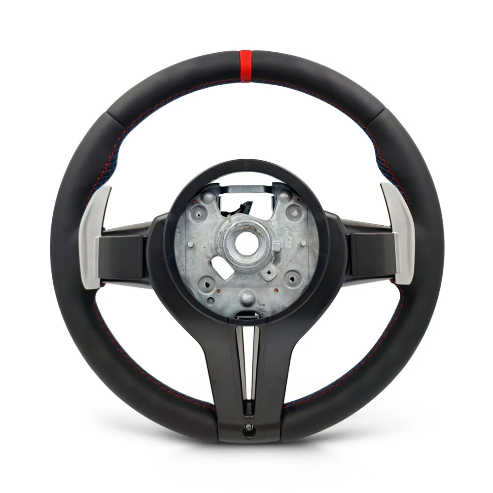 With Red M1 M2 Button M Sport Steering Wheel for BMW F10 F11 F12 F15 F20 F21 F22 F25 F26 F30 F31 F32 F33 F34 F36 M3 F80 M4 F82