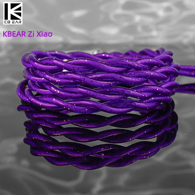 

KBEAR Zi Xiao 2 core Hybrid Braided Structure Earphones Cable Resolution Upgrade iem cable replaceable balanced cable headset
