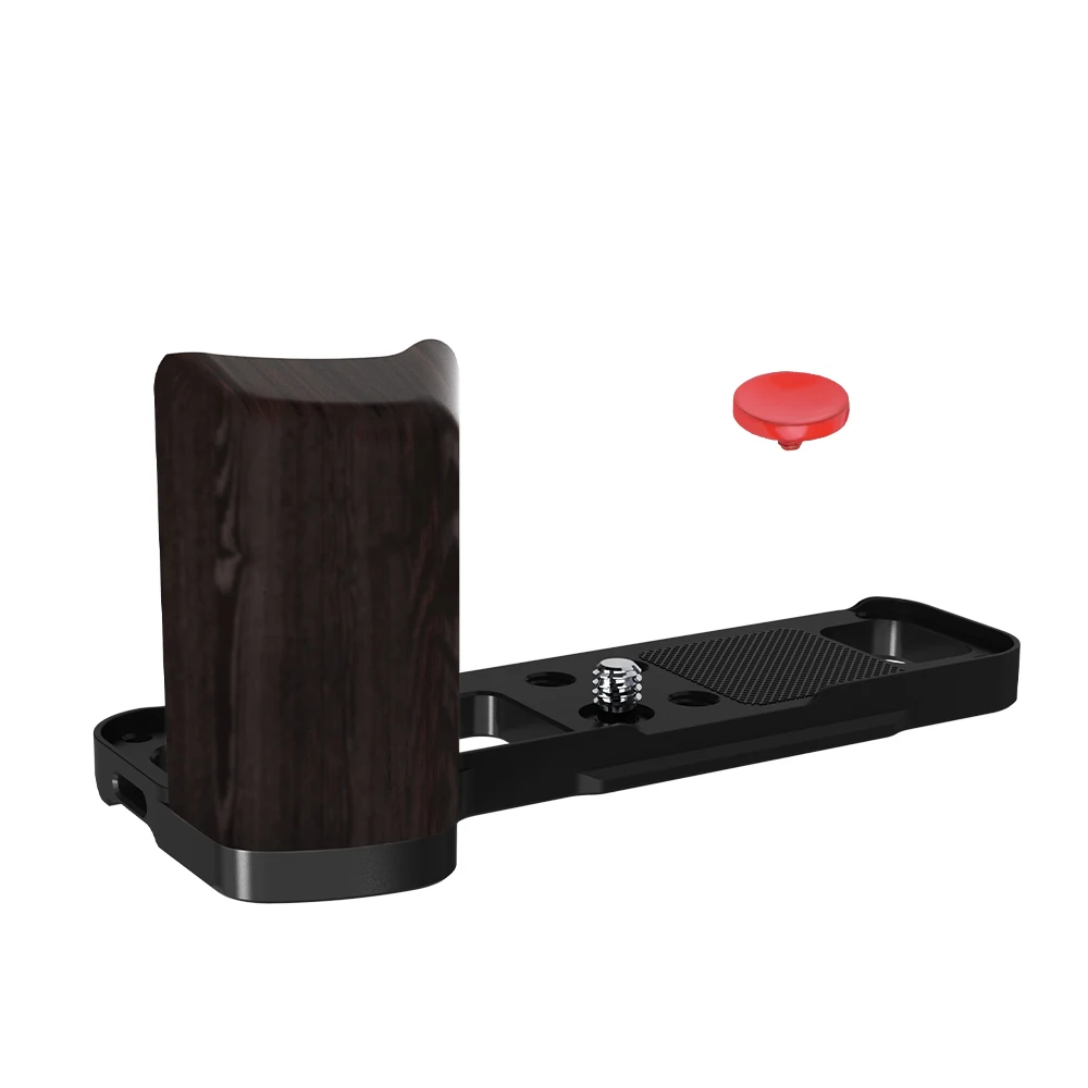 حامل دعامة على شكل حرف L لكاميرا X100VI كاميرا دعم التصوير بيد واحدة مقبض على شكل حرف L ملحقات قبضة إصبع الحذاء البارد