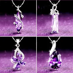 Brand New Silver Plated Fashion Income Jewelry Necklace Women Creative Clover Clavicle Pendant Anniversary Wedding Women Gifts
