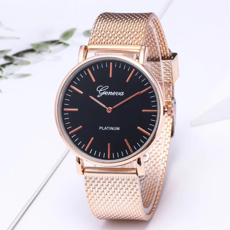 Men\'s Watches Fashion Casual High Quality Environmental Watchband Thin Simple Quartz Watch Student Women\'s Clothing Clock Retro