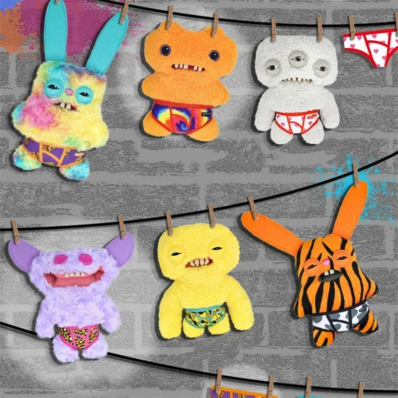 2026 Fuggler Plüschtiere Lustige Hässliche Zahnmonster Strandresort-Serie Plüschfiguren Wackeliger Verrückter Hase Stofftiere Geschenke – Detail 2