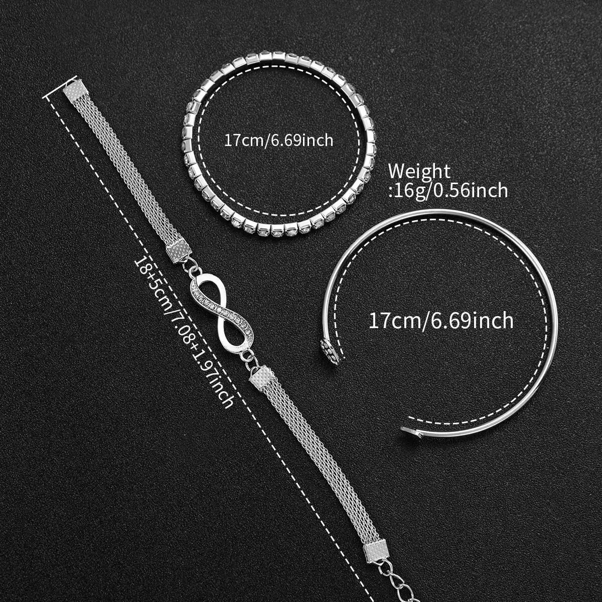 4 unids/set de relojes huecos de moda para mujer, conjunto de pulseras de reloj de cuarzo analógico informal para mujer, reloj femenino (sin caja)