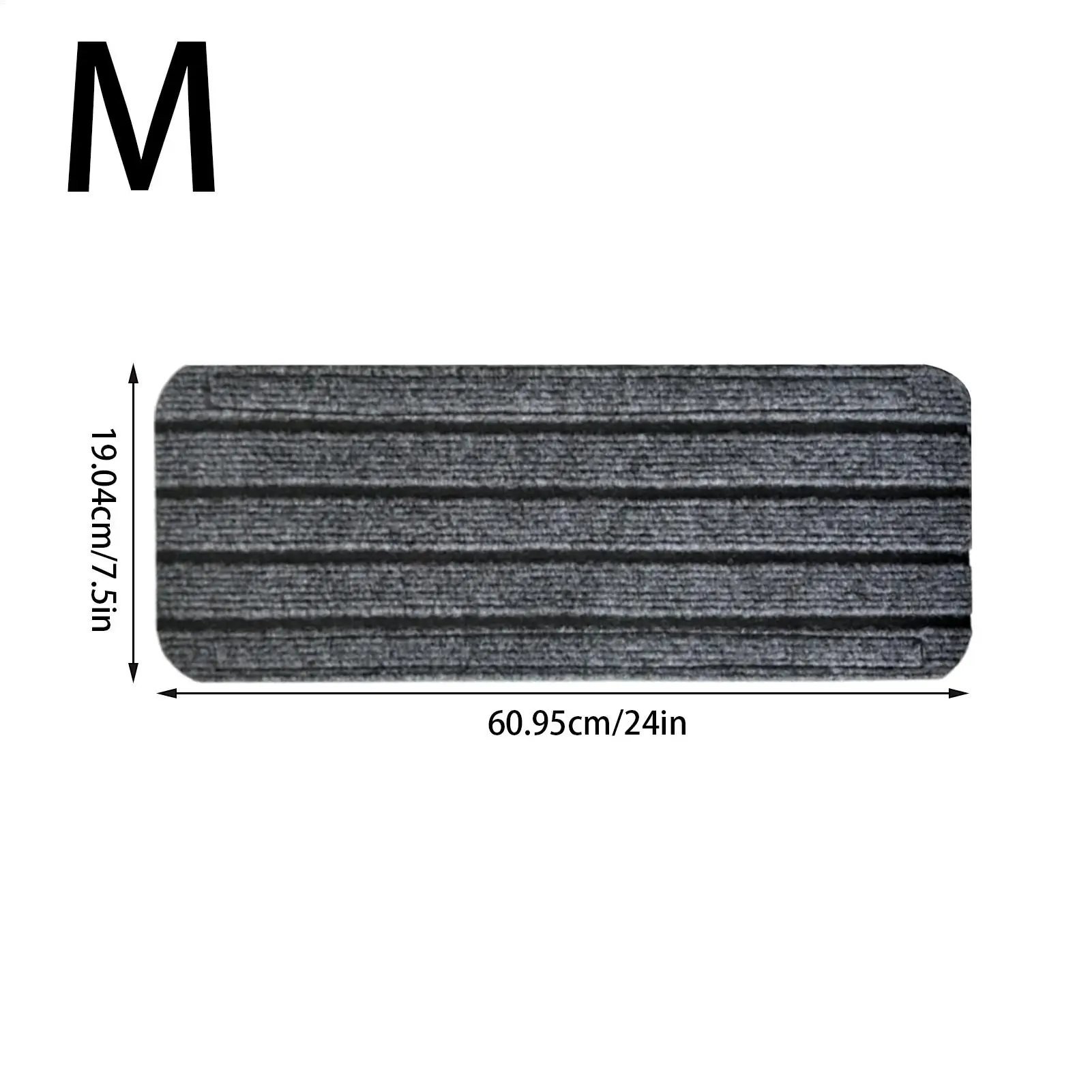 Alfombra antideslizante para escaleras, alfombra para escalones RV, alfombra autoadhesiva a prueba de polvo para camión, Camping, coche, barco