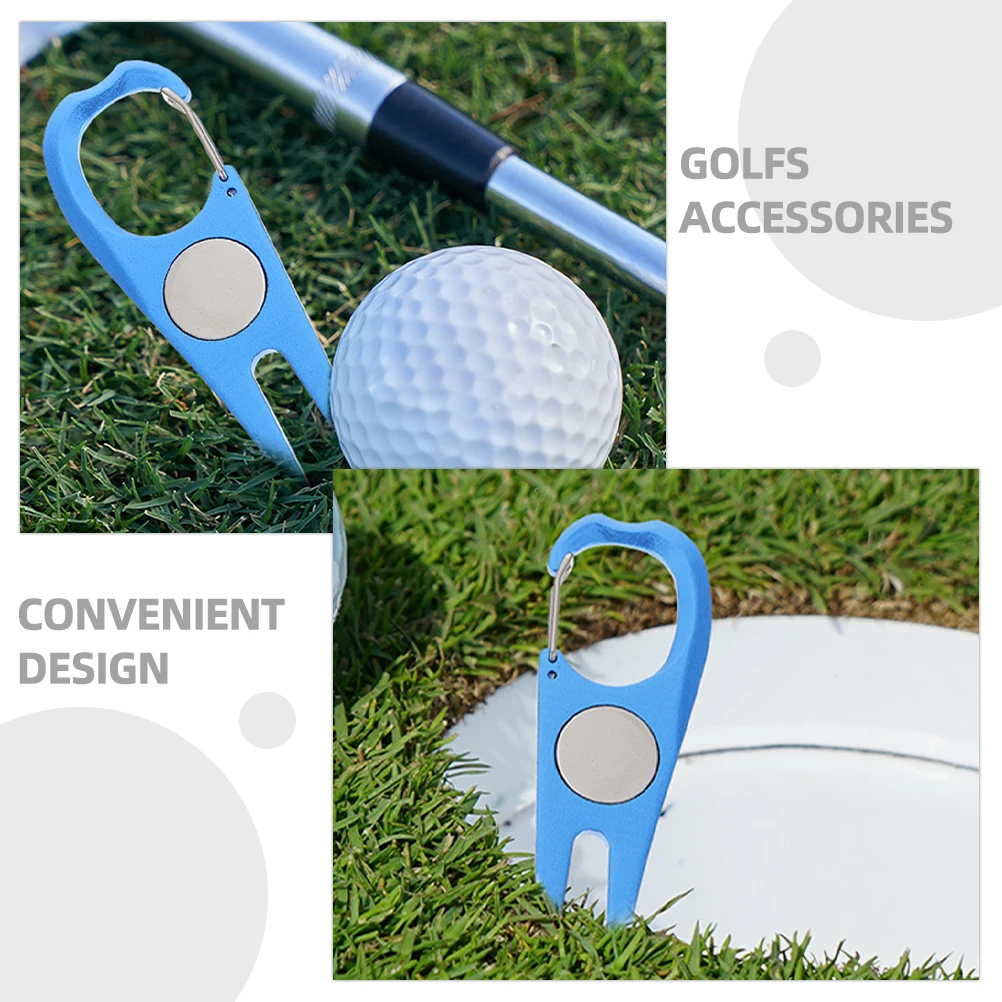 

2 Pcs Accessories Pitch Mark Repairer Aluminum Alloy Divot Tool Tools