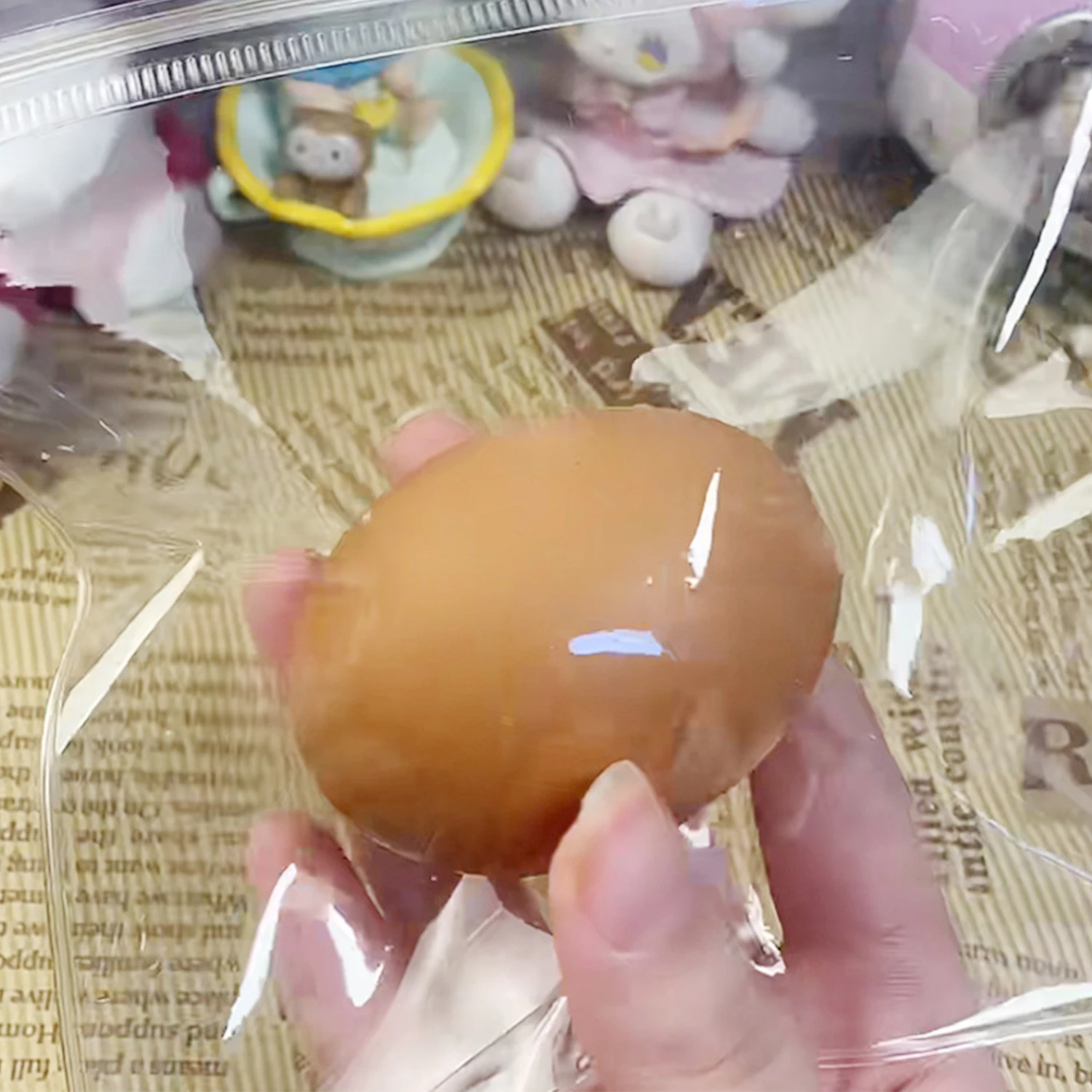 Egg Stress Ball Squeeze Toy Squishy Toy Eggshell Crush Toy Anti Stress Balls Anxiety Relief Gizmo Toys Sensory Toys