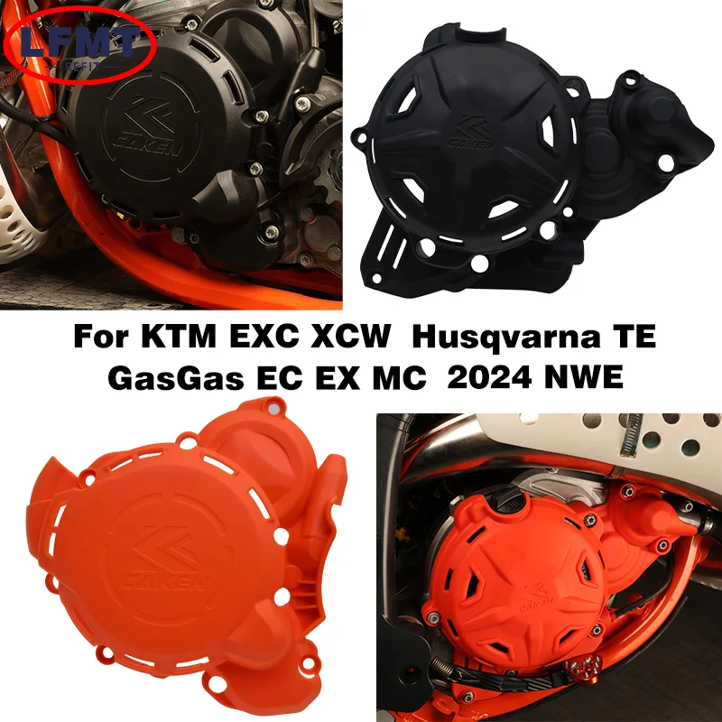 New 2024 For KTM EXC XCW XC-W 250 300 TPI Clutch Protector Ignition Guard Cover PRO 2T For Husqvarna TE TE For GasGas MC EX EC