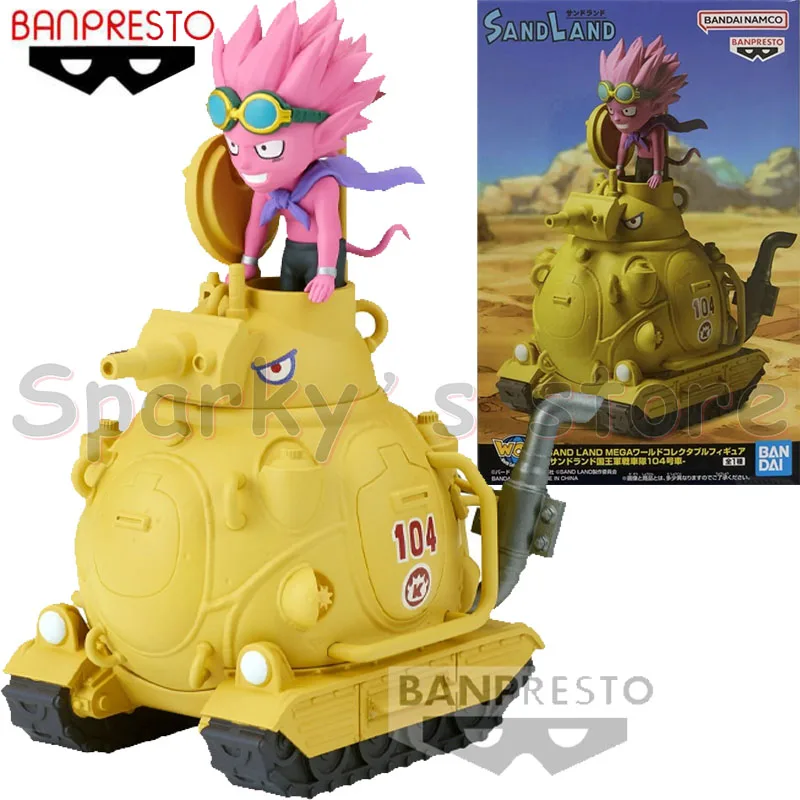 

Фигурка Bandai WFC World сборная, фигурка песчаной земли, аниме, танк № 104, экшн-фигурка, игрушки для мальчиков и девочек, детские подарки