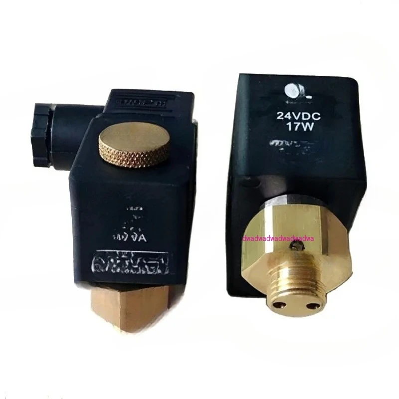 Solenoid Pulse Valve Coil Pilot Head Spool Assembly 230VAC 17VA 24VDC 17W Solenoid Valve Inner Diameter 10mm Height 30mm