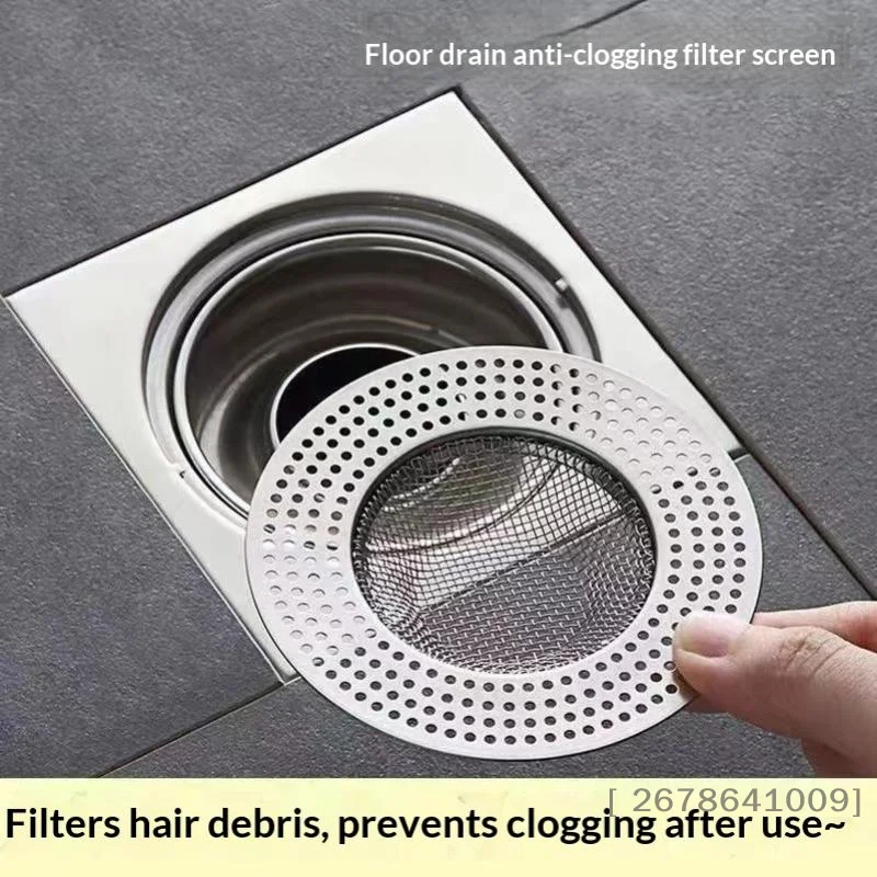 Drain Hair Catcher - ⚑ Saringan Lantai Stainless Steel -