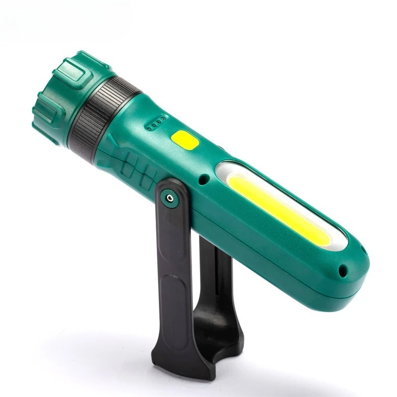 

Multifunctional flashlight car maintenance light, waterproof large-capacity rotating bracket