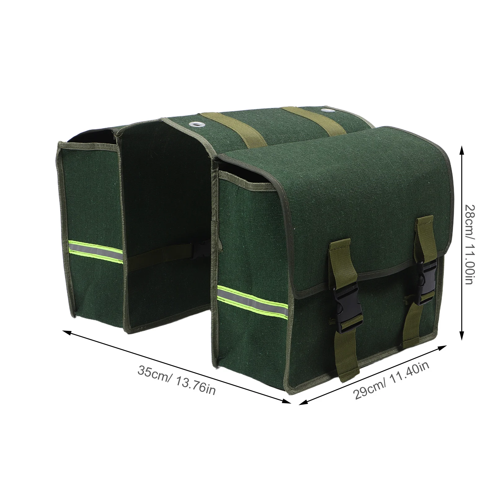 الرجعية مستوحاة دراجة نارية السرج حقيبة قماش سعة كبيرة العديلات الجانب كيس التخزين لركوب الدراجة بجولة أداة #6