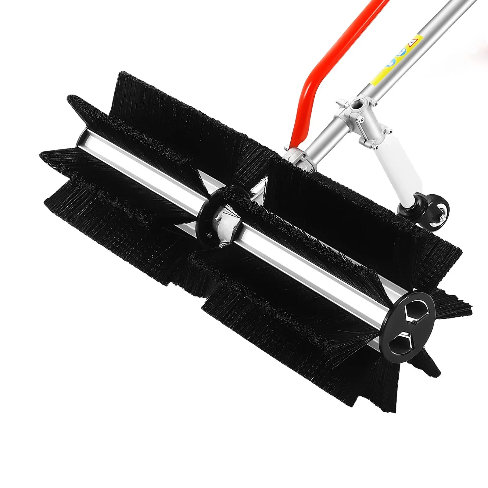 مكنسة ساحة العشب التي تعمل بالبنزين 1.7 حصان 23.62 بوصة عرض كنس حطام فعال وتنظيف أوراق الشجر تتضمن مجموعة أدوات ونظارات #5